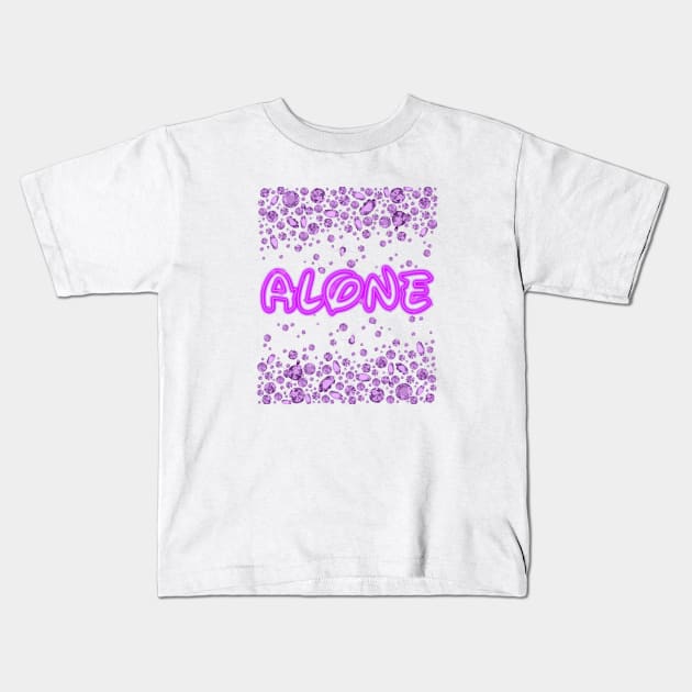 alone Kids T-Shirt by sarahnash